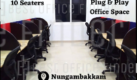 Coworking office space for rent in Nungambakkam