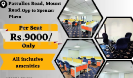 Coworking Office Space For Rent in Mount Road