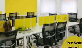 10 Seaters Shared office space for rent per Seat Rs 4000 Only